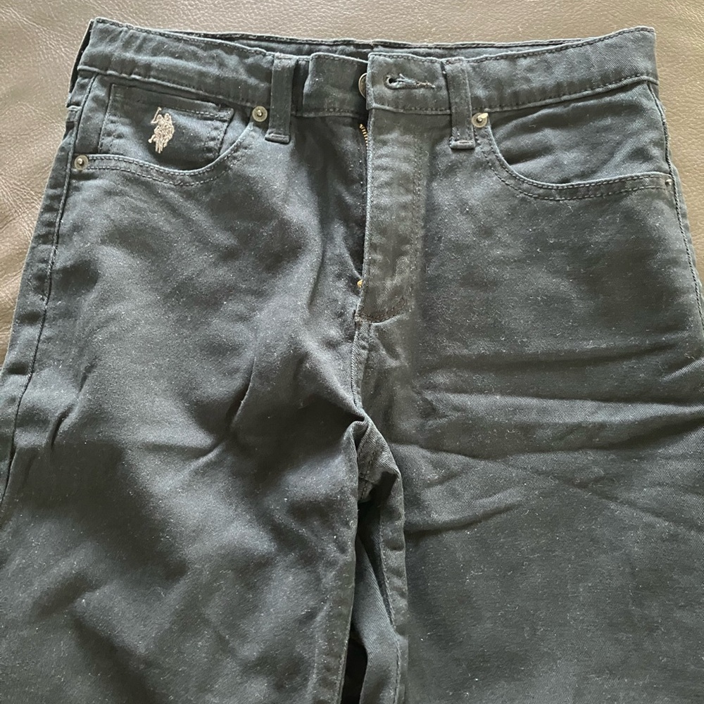 U.S. Polo Assn. Boy’s Black Slim Fit Jeans Size 16. - Picture 3 of 3